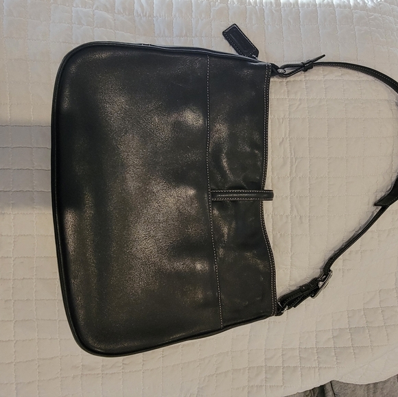 Coach Hamilton Leather bag with Silver Clip - Picture 9 of 16